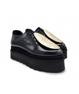 Geometrical Silver Shoes